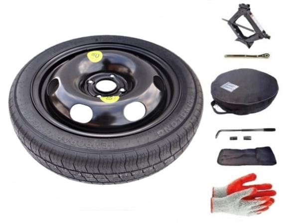 Spare wheel + set with cover Peugeot 406 I (1995-2004) - 16 inches