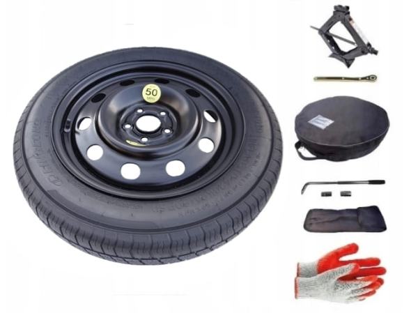 Spare wheel + set with cover Peugeot 408 I (2022-present) - 17 inches
