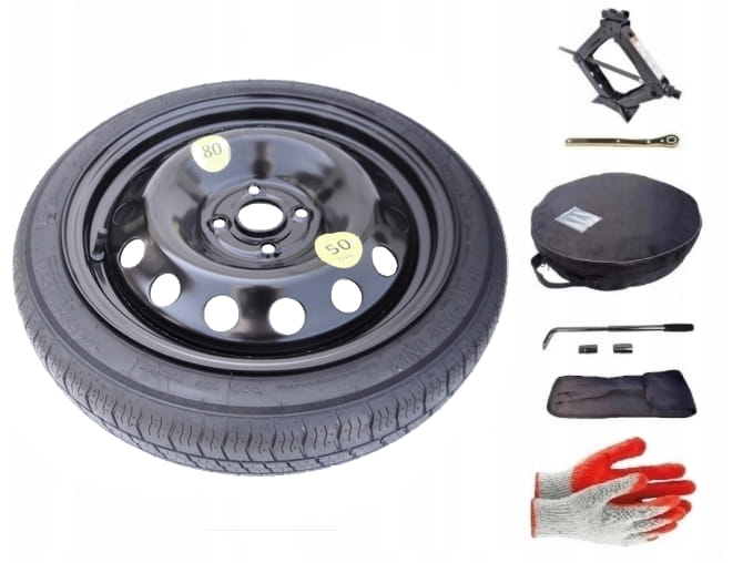 Spare wheel + set with cover Renault Logan II (2014-present) - 16 inches