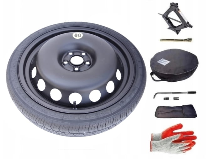 Spare wheel + set with cover Volkswagen Beetle I (1998-2010) - 18 inches