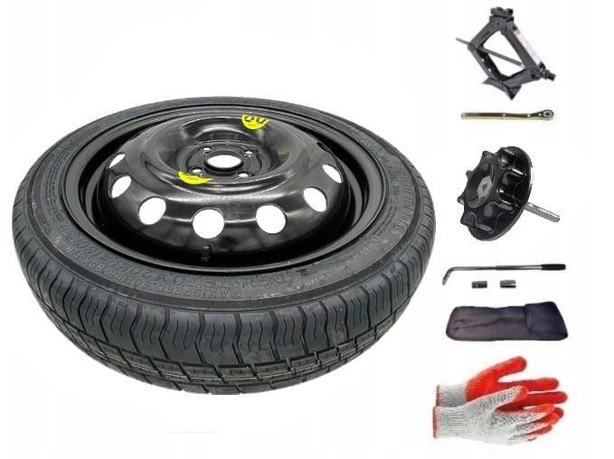 Spare wheel + set with mounting bolt Renault Twingo II (2007-2014) - 17 inches