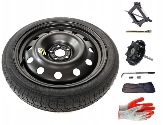 Spare wheel + set with mounting screw Volkswagen Polo V (2009-2017) - 17 inches