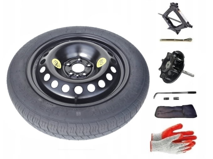 Spare wheel + set with screw Fiat Tipo Cross II (2021-present) - 16 inches
