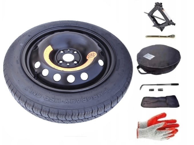 Spare wheel + set with cover Alfa Romeo Mito I (2008-present) - 16 inches