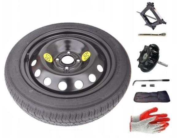 Space-saver wheel + set with mounting bolt Hyundai Bayon I (2021-present) - 16 Inch - Image 2