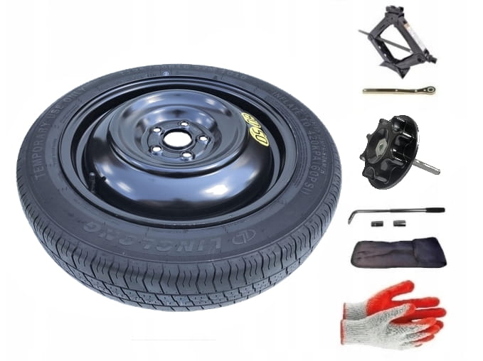 Spare wheel + set with mounting bolt Toyota Prius IV (2016-2023) - 16 inches