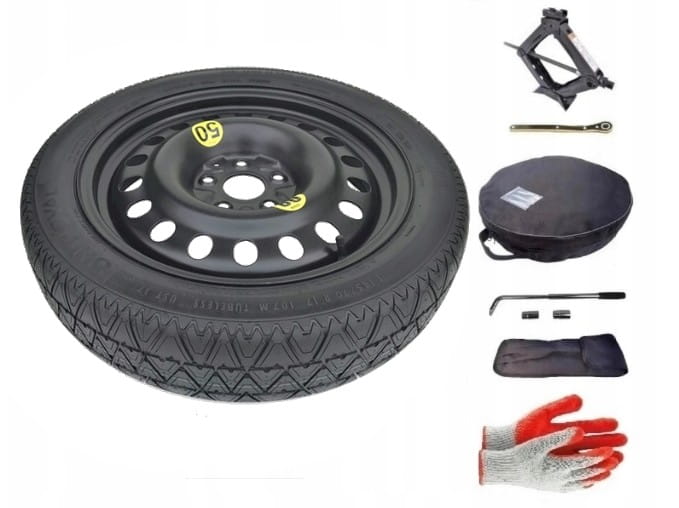 Spare wheel + set with cover Citroen C5 II (2008-2017) - 17 inches UNIROYAL