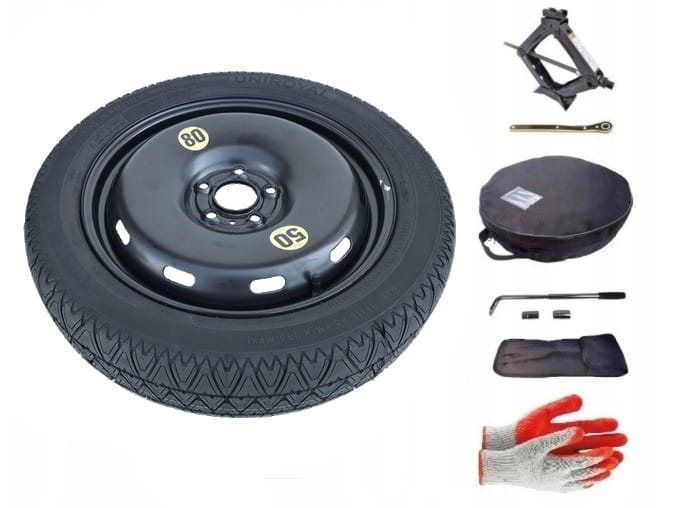 Spare wheel + set with cover Seat Leon III (2012-2020) - 17 inches UNIROYAL