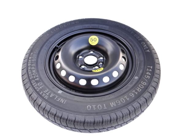 Spare wheel + set with mounting bolt Fiat 500X I (2014-present) - 145/90R16 - Image 2