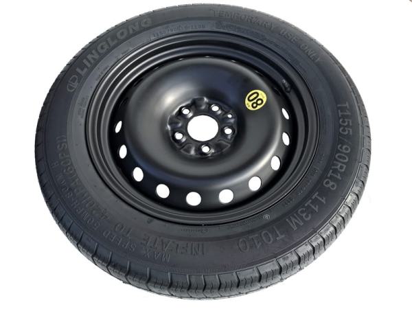 Spare wheel + cover set Tesla Model X SUV I (2015-present) - 18 inches - Image 2