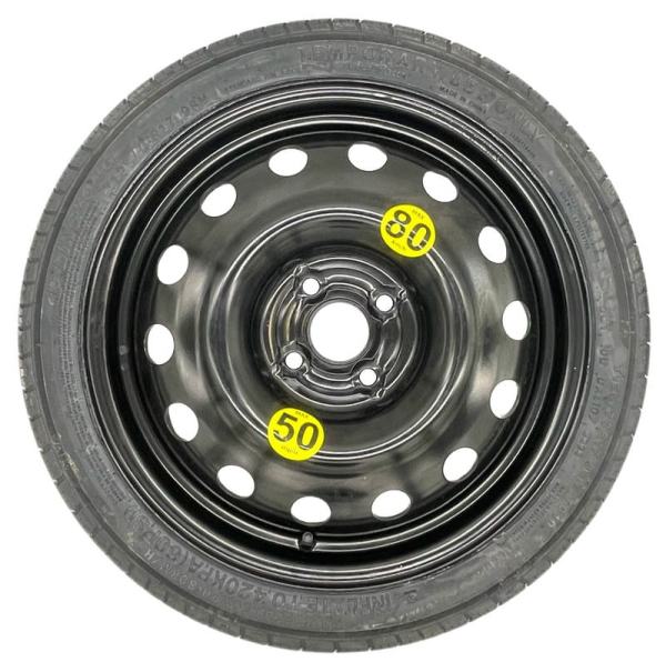 Spare wheel + set with cover Fiat Stilo I (2001-2010) - 17 inches - Image 3