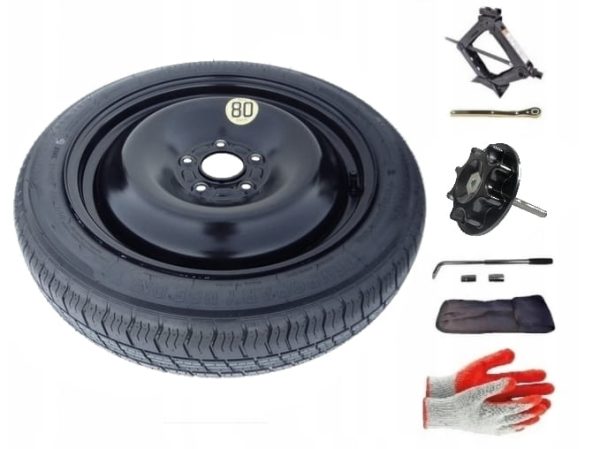 Spare wheel + set with mounting bolt Ford Puma II (2019-present) - 125/70R16