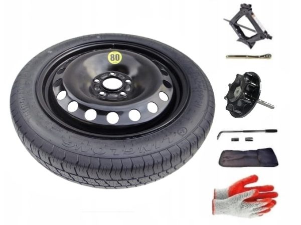 Spare wheel + set with mounting bolt Ford S-Max I (2006-2015) - 17 inches