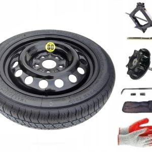 Spare wheel + set with mounting bolt Nissan Pulsar I (2014-2018) - 125/70R16