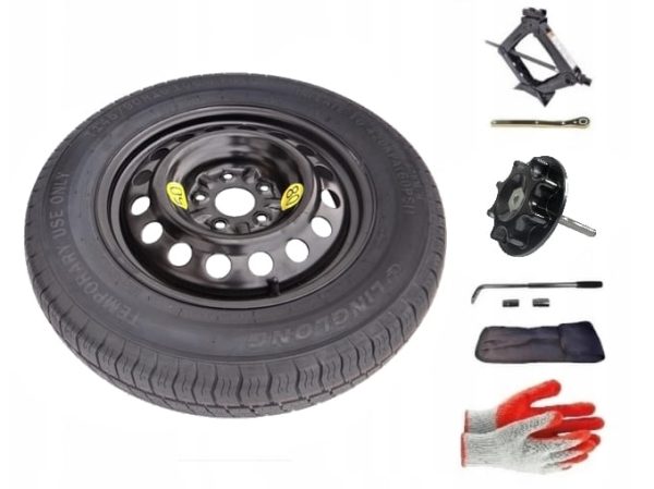 Space-saver wheel + set with mounting bolt Renault Captur II (2019-present) - 145/90R16