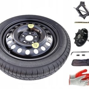 Space-saver wheel + set with mounting bolt Renault Kadjar I (2015-present) - 17 inches