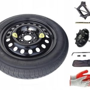 Space-saver wheel + set with mounting bolt Renault Koleos II (2016-present) - 17 inches