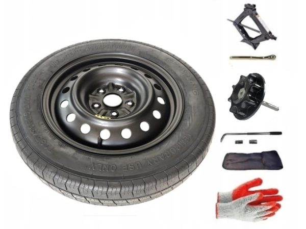 Spare wheel + set with mounting bolt Renault Scenic III (2009-2016) - 16 inches