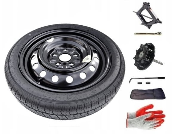 Space-saver wheel + set with mounting bolt Suzuki Swift Sport II (2007-2010) - 16 inches