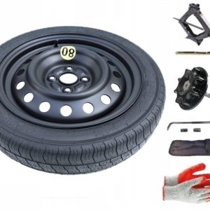 Spare wheel + set with mounting bolt Toyota Yaris III (2011-2020) - 15 inches