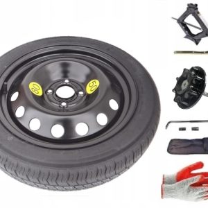Spare wheel + set with mounting bolt Toyota Yaris III (2011-present) - 125/70R16