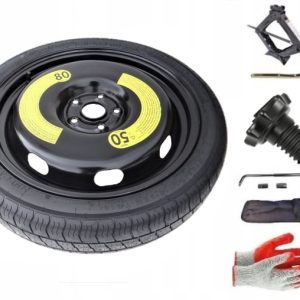 Spare wheel + set with mounting bolt Volkswagen Golf Plus (2005-2014) - 125/70R18