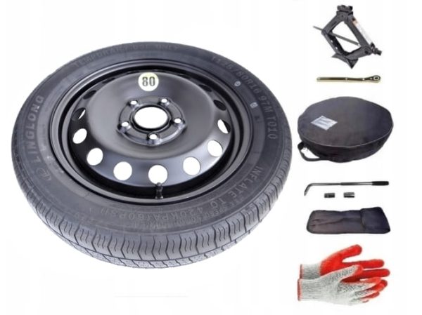 Spare wheel + set with cover BMW 3 Series E46 (1998-2005) - 16 inches