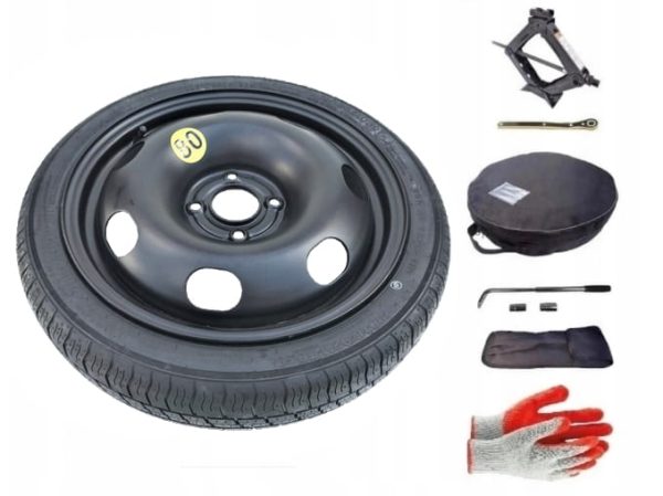 Space-saver wheel + set with cover Ford Fiesta VII (2017-present) - 16 inches