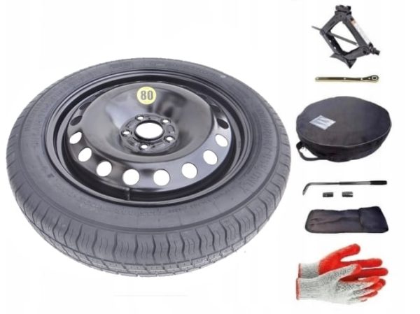 Spare wheel + set with cover Ford Kuga II (2013-present) - 17 inches