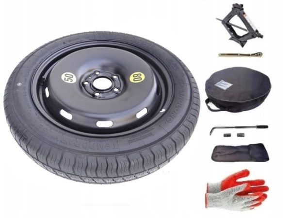 Spare wheel + set with cover Mercedes E Class W212 (2009-2016) - 135/80R17
