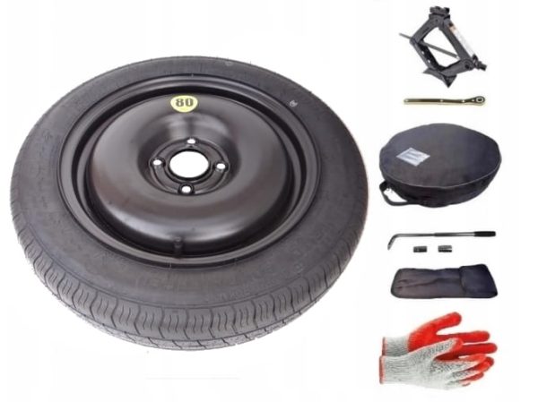 Spare wheel + set with cover Peugeot 207 I (2006-2012) - 15 inches