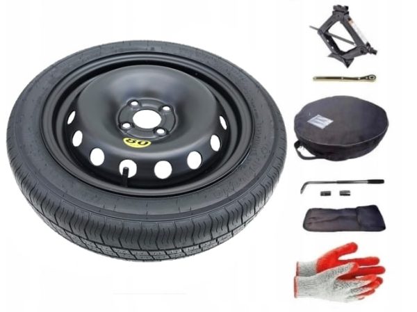 Spare wheel + set with cover Renault Clio III (2008-2012) - 15 inches