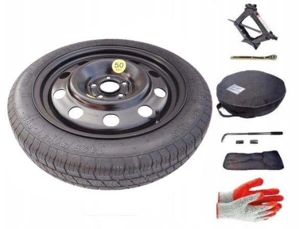 Space-saver wheel + set with cover Toyota Proace City I (2018-present) - 17 inches