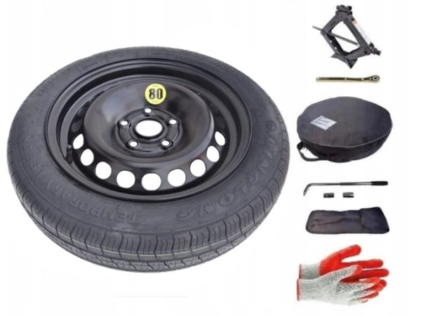 Spare wheel + set with cover Volkswagen Golf Plus (2005-2014) - 15 inches