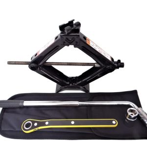 Jack set 1.5 T + telescopic wheel wrench + cover
