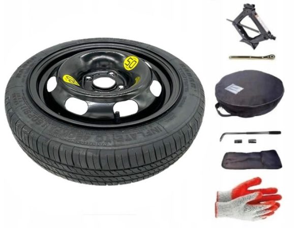 Spare wheel + set with cover Peugeot 206 I (2003-2012) - 15 inches