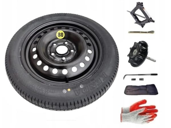 Space-saver wheel + set with mounting bolt Honda Civic IX (2012-2017) - 16 inches