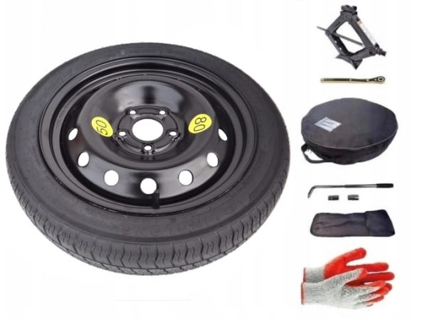 Spare wheel + set with cover Mercedes C Class W202 (1993-2000) - 16 inches