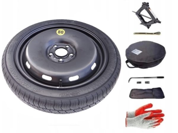 Spare wheel + set with cover Mercedes SLK R172 (2011-2016) - 17 inches