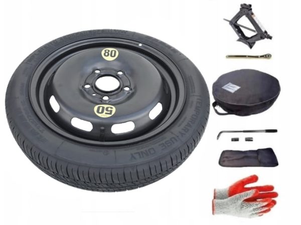 Spare wheel + set with cover Mercedes Vaneo W414 (2002-2005) - 15 inches