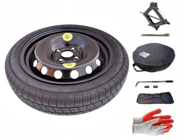 Spare wheel + set with cover Opel Corsa C (2000-2006) - 15 inches