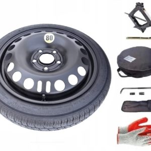 Spare wheel + set with cover Saab 9-3 II (1998-2003) - 16 inches