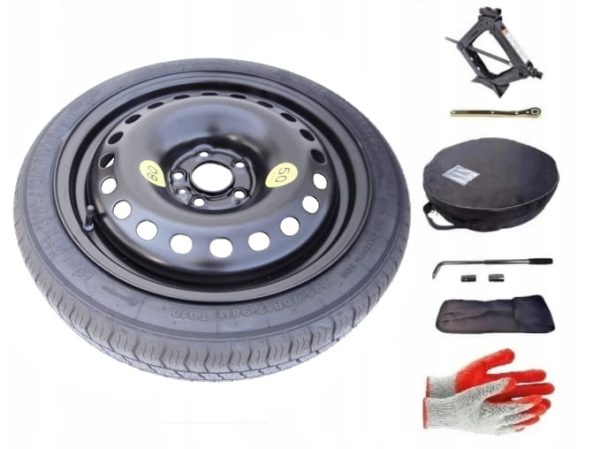 Spare wheel + set with cover Saab 9-3 II (1998-2003) - 17 inches