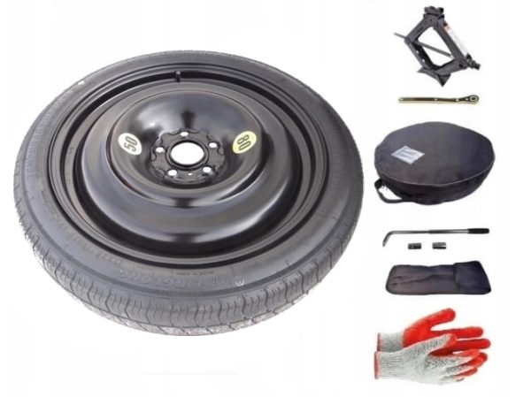 Spare wheel + set with cover Saab 9-3 II (2002-2014) - 18 inches