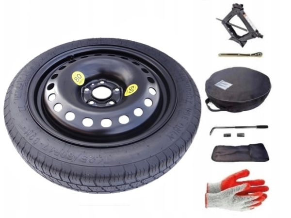 Spare wheel + set with cover Saab 9-3 X I (2009-2011) - 17 inches