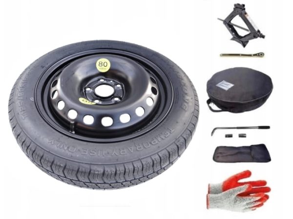 Spare wheel + set with cover Saab 9-5 I (1997-2009) - 16 inches