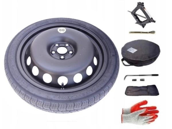 Spare wheel + set with cover Subaru Impreza WRX II (2000-2007) - 18 inches