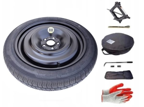 Space-saver wheel + set with cover Toyota Proace City I (2018-present) - 18 inches