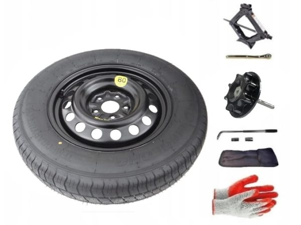 Spare wheel + set with mounting bolt Jeep Patriot I (2007-2017) - 16 inches
