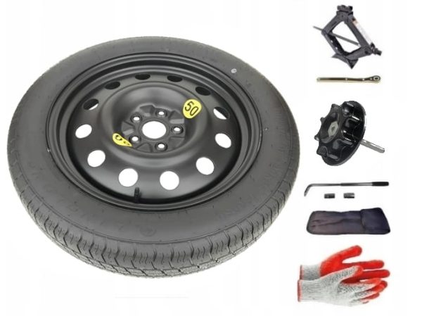 Spare wheel + set with mounting screw Kia Magentis I (2005-2010) - 18 inches